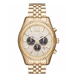 Nieuwe Mode Klassieke Zakelijke Grote Wijzerplaat Horloge MK8494 MK8515 Mem's Horloge Originele Doos Hele En Retail 288 S