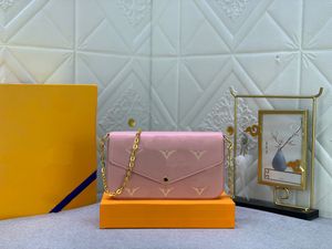 nieuwe mode klassieke clamshell tas luxe mini portemonnees crossbody designer tas dames bagzone tassen keten handtas lederen schoudertas roze designer tas 12 kleur