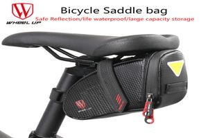 Nouvelle mode sac de selle de vélo de vélo sac de siège arrière de vélo de montagne coque dure noir sac de support de vélo arrière de vélo équipement d'emballage de cyclisme7630333