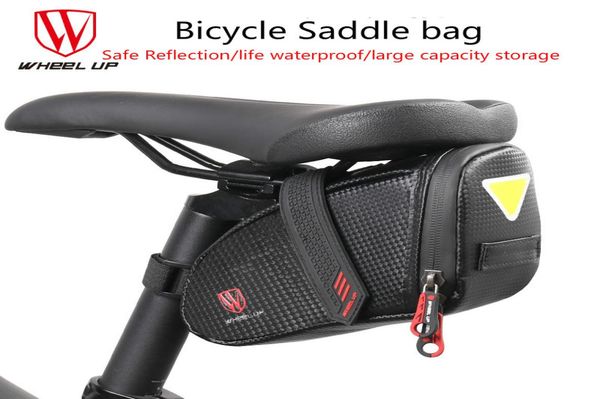 Nueva moda Ciclismo Bicicleta Bolsa de sillín Bicicleta de montaña Bolsa de asiento trasero Cáscara dura Bicicleta negra Bolsa de bicicleta trasera Bolsa de embalaje de ciclismo Equipm7630333