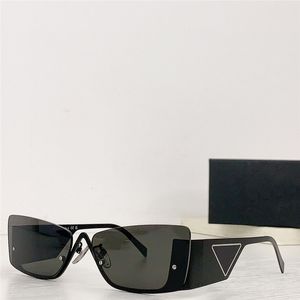 Nouveau design de mode lunettes de soleil œil de chat 59ZS petit cadre en métal lentille sans monture style simple et populaire lunettes de protection UV400 en plein air
