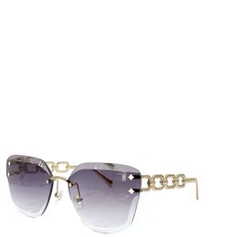 Nuevo diseño de moda gafas de sol tipo ojo de gato Z0820A montura sin montura estilo simple y popular gafas de protección uv400 versátiles para exteriores