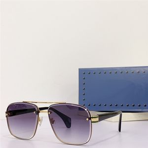 Nouveau design de mode hommes et femmes lunettes de soleil pilote 0590 monture en métal lentille coupée style simple et populaire polyvalent extérieur lunettes de protection uv400