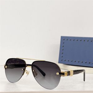Nieuw modeontwerp Men and Women Pilot zonnebril 1122 Randloos metalen frame eenvoudige en populaire stijl Outdoor UV400 Bescherming Eyewear