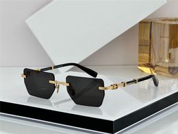 Nouveau design de mode hommes et femmes lunettes de soleil BPS-150 lentilles de forme carrée sans monture style défilé haut de gamme lunettes de protection UV400 extérieures