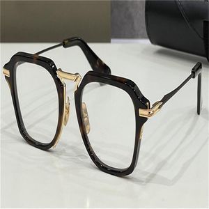 Nuevo diseño de moda para hombres gafas ópticas 413 K oro plástico marco cuadrado vintage estilo simple gafas transparentes de alta calidad claro 222q