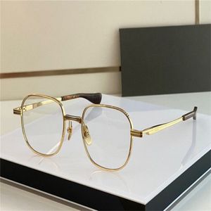 Nieuwe fashion design mannen optische bril VERS TWEE K goud rond frame vintage eenvoudige stijl transparante brillen topkwaliteit heldere lens3051