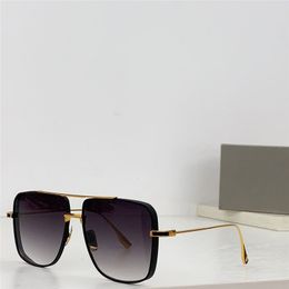 Nieuwe modeontwerp herenzonnebril S157 metalen vierkant frame retro eenvoudige en royale stijl high-end UV400 lensbeschermingsbril