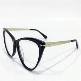 Neue optische Brillen im Modedesign 5354, Katzenaugenrahmen, einfacher, beliebter Stil, leicht und angenehm zu tragen, transparente Brille2740