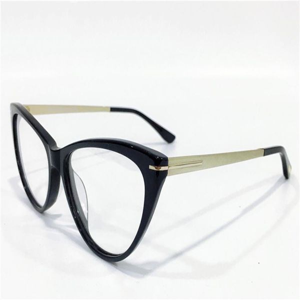 Nouveau design de mode lunettes optiques 5354 monture oeil de chat style populaire simple léger et confortable à porter des lunettes transparentes221e