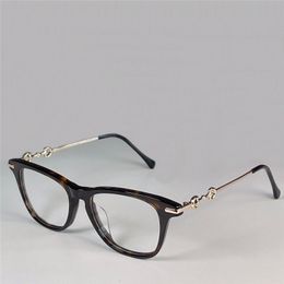 Nieuwe fashion design optische bril 0919 vierkante acetaat frame metalen tempels mannen en vrouwen brillen eenvoudige populaire stijl heldere lenzen brillen
