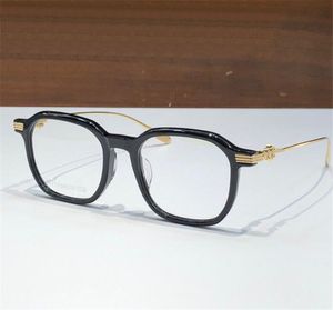 Nouveau design de mode lunettes optiques 8254 monture de planche carrée branches en titane style simple et élégant forme polyvalente et porter des lunettes transparentes confortables