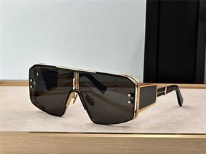 Nouveau design de mode surdimensionné de lunettes de soleil BPS-146 Cadre métallique Forme exquise Généreuse Style populaire High End Outdoor UV400 Lunets de protection J1ml
