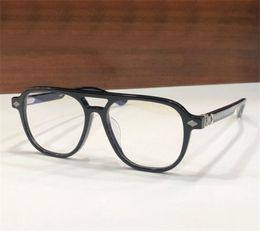 Nouveau design de mode pilote lunettes optiques 8167 monture en acétate exquise forme rétro style simple et populaire avec boîte peut faire des lentilles de prescription