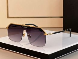 Nouveau design de mode lunettes de soleil pilote 039 métal demi-monture classique style populaire et généreux polyvalent lunettes de protection uv400 en plein air