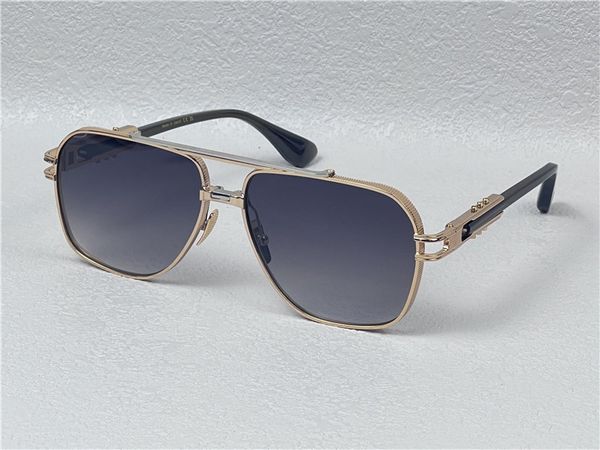 Nuevo diseño de moda gafas de sol piloto KUDRU marco de navegador frontal de metal estilo vanguardista y generoso gafas de protección UV400 de alta gama para exteriores