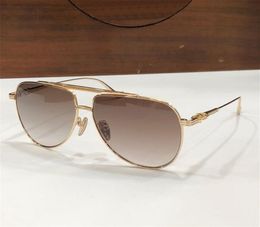 Новый модный дизайн, мужские солнцезащитные очки в стиле ретро 8171, изысканная пилотная оправа, простой и популярный стиль, универсальные защитные очки UV400