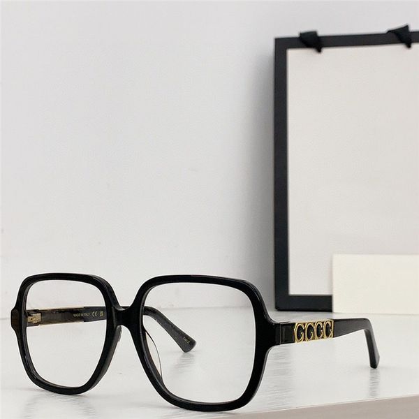 Nouveau design de mode lunettes optiques rétro 1193OA grand cadre carré style simple et élégant ont une touche contemporaine avec boîte peuvent faire des lentilles de prescription