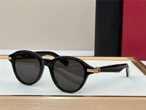 Nouveau design de mode lunettes de soleil rondes rétro 0395 monture en acétate style simple et populaire lunettes de protection uv400 extérieures polyvalentes