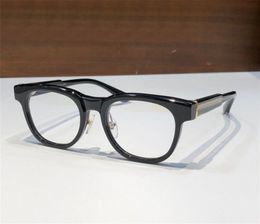 Nouveau design de mode rétro lunettes optiques carrées 8199 monture de planche d'acétate forme classique style simple lunettes transparentes lentilles claires lunettes