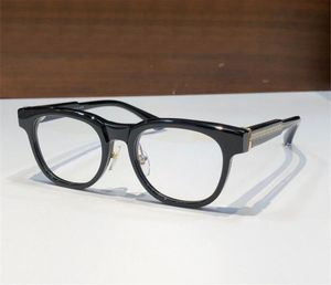 Nouveau design de mode rétro lunettes optiques carrées 8199 monture de planche d'acétate forme classique style simple lunettes transparentes lentilles claires lunettes de qualité supérieure