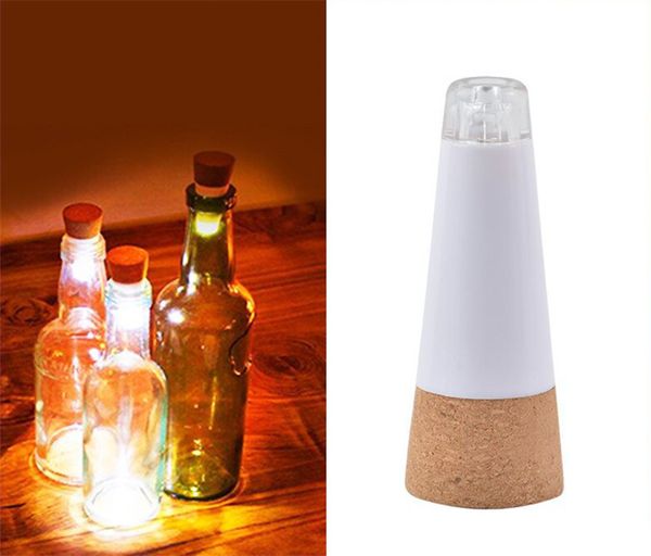 Neues Modedesign romantische korkförmige leere Flasche Stecker Licht Saugflasche Licht wiederaufladbar USB -Flasche Kork Top Weine Lampe LED LEGING LELLE