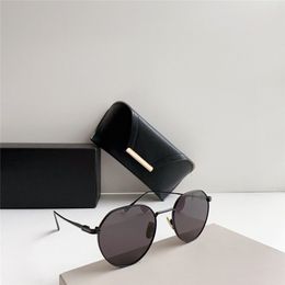 Nouveau design de mode lunettes de soleil œil de chat de forme ronde DLX-420A monture en métal exquise rétro style simple et populaire confort et portabilité lunettes de protection UV400