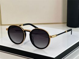 Nieuw modeontwerp ronde zonnebrillen 020 klassiek retro frame populair en veelzijdige stijl high -end outdoor outdoor UV400 Protection Glazen