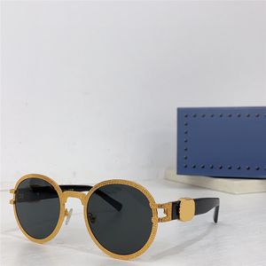 Nouveau design de mode lunettes de soleil rondes 1607 cadre en métal exquis style simple et populaire lunettes de protection UV400 extérieures polyvalentes