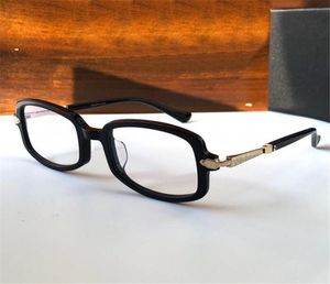 Nouveau design de mode petites lunettes optiques carrées 8107 monture en acétate rétro forme polyvalente style punk haut de gamme lentilles claires lunettes