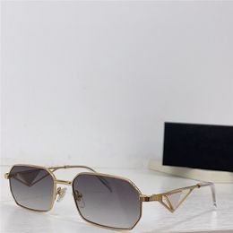 Nieuwe mode-ontwerp kleine vierkante zonnebril A53V prachtige metalen frame eenvoudige en populaire stijl veelzijdige UV400-beschermingsbril