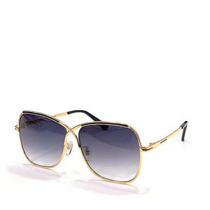 Nouveau design de mode lunettes de soleil papillon carrées 224 monture en métal exquise style simple et élégant lunettes de protection UV400