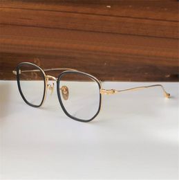 Nieuw modeontwerp vierkante optische glazen 8097 Acetaat en titanium frame eenvoudige en gulle stijl gemakkelijk en comfortabel om een bril te dragen