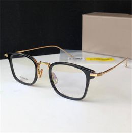 Nouveau design de mode lunettes optiques carrées monture en acétate de titane 905 lunettes haut de gamme de style simple et populaire avec boîte peuvent faire des lentilles de prescription