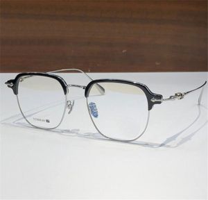 Nieuwe modeontwerp vierkante optische bril 5534 acetaat en titanium frame modieus en avant-garde comfort om transparante glazen te dragen HD heldere lenzen