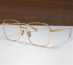 Nouveau design de mode lunettes optiques de forme carrée 8244 cadre en titane exquis style simple rétro avec boîte peut faire des lentilles de prescription