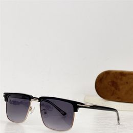 Nouveau design de mode lunettes de soleil carrées 0997 acétate et cadre en métal simple style populaire polyvalent extérieur lunettes de protection uv400