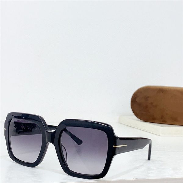 Nouveau design de mode lunettes de soleil carrées 1082 monture en planche d'acétate style simple et populaire lunettes de protection UV400 extérieures polyvalentes