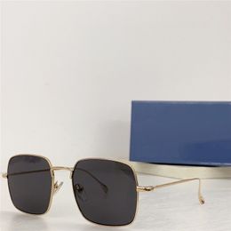 Nuevo diseño de moda gafas de sol cuadradas 1184S exquisita montura de metal forma clásica estilo simple y popular gafas de protección UV400 para exteriores