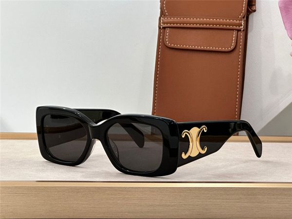 Nuevo diseño de moda gafas de sol cuadradas 40282 montura de tablón de acetato estilo simple y generoso gafas de protección UV400 de primera calidad con estuche