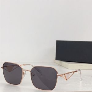 Nouveau design de mode lunettes de soleil carrées 51V cadre en métal classique style simple et populaire lunettes de protection UV400 extérieures polyvalentes