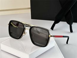 Nuevo diseño de moda gafas de sol cuadradas 918 montura clásica de metal y acetato estilo popular simple gafas de protección uv400 para exteriores versátiles