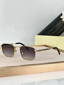 Nouveau design de mode lunettes de soleil carrées THE ARO I monture en métal exquis style simple et généreux lunettes de protection UV400 extérieures haut de gamme