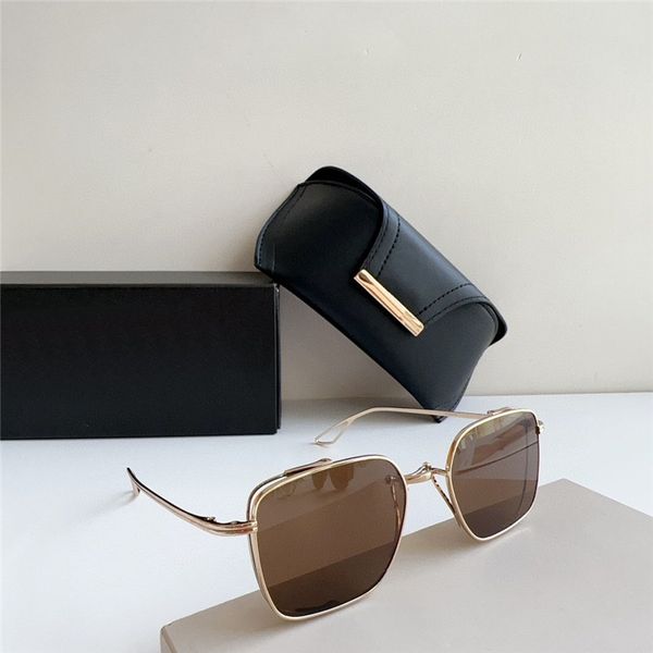 Nouveau design de mode lunettes de soleil carrées X-124 monture en métal exquise rétro style simple et populaire confort et portabilité lunettes de protection UV400