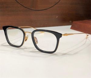 Nuevo diseño de moda, gafas ópticas con montura cuadrada de titanio GIZZNME, gafas retro de estilo simple y generoso, gafas de alta gama con caja que pueden hacer lentes recetados