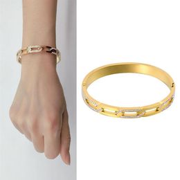 Nouveau design de mode été vente manchette bijoux bracelet plein diamant boucle cubique zircone CZ bracelet cadeaux couple fête de mariage 325x