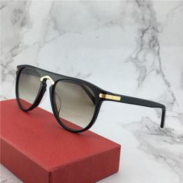 Nouvelles lunettes de soleil de design de mode 0013 Frame rétro populaire classique Simple Widle Outdoor UV400 Protection Eyewear for Men 2901