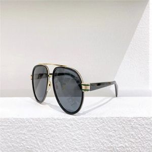 Nouvelles lunettes de soleil design de mode 0447 Cadre pilotes avec des lunettes de protection à succès de style classique populaire de qualité supérieure UV 400 Lens 290c