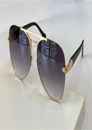 Nouvelles lunettes de soleil design de mode 1091 Pilote sans cadre Lens d'objectif métallique Cadre de tas de serpents Populaire Générous Top Protection G7990312