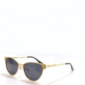 Nouveau design de mode lunettes de soleil 1277 cadre en métal oeil de chat style populaire et avant-gardiste été lunettes de protection UV400 en plein air